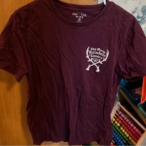 J. Crew Factory Maroon Short Sleeve Tee